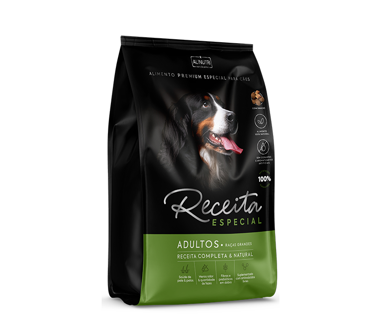 Ração Receita Especial Cães Adultos de Grande Porte 15Kg